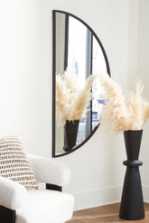 A2Z Furniture - Ashley Furniture - Denlow Mirror - Accent Mirror / Black - A8010333